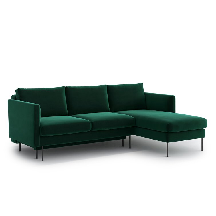 Thin corner online sofa